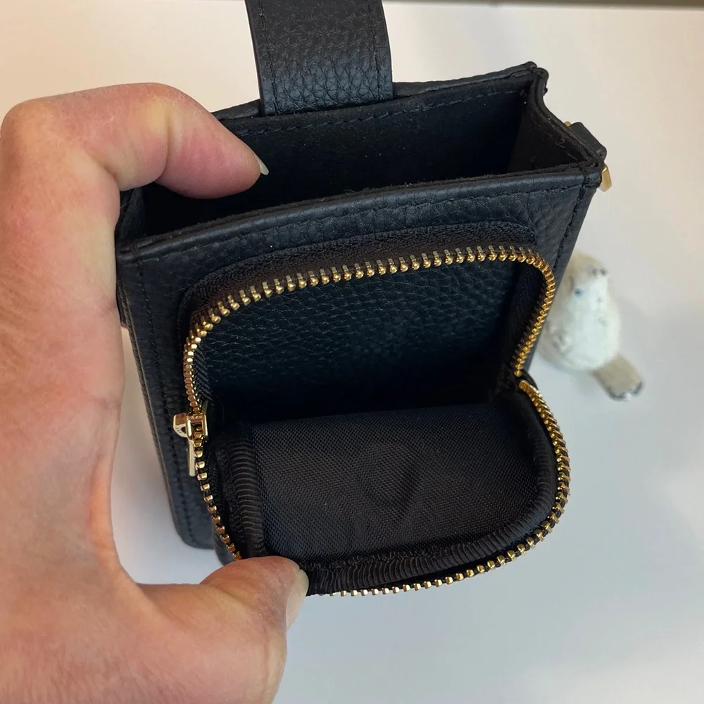 Bandolier Hailey Holster Crossbody Phone Bag In Black/Gold